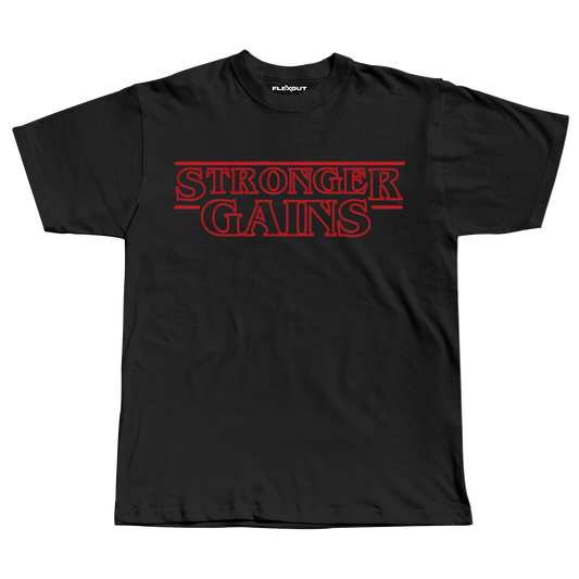 STRONGER GAINS GYM OVERSIZED TEE